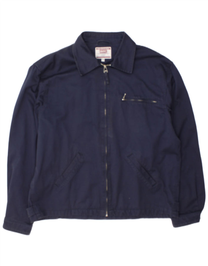 Rifle Herren Bomberjacke UK 42 2XL Marineblau Baumwolle