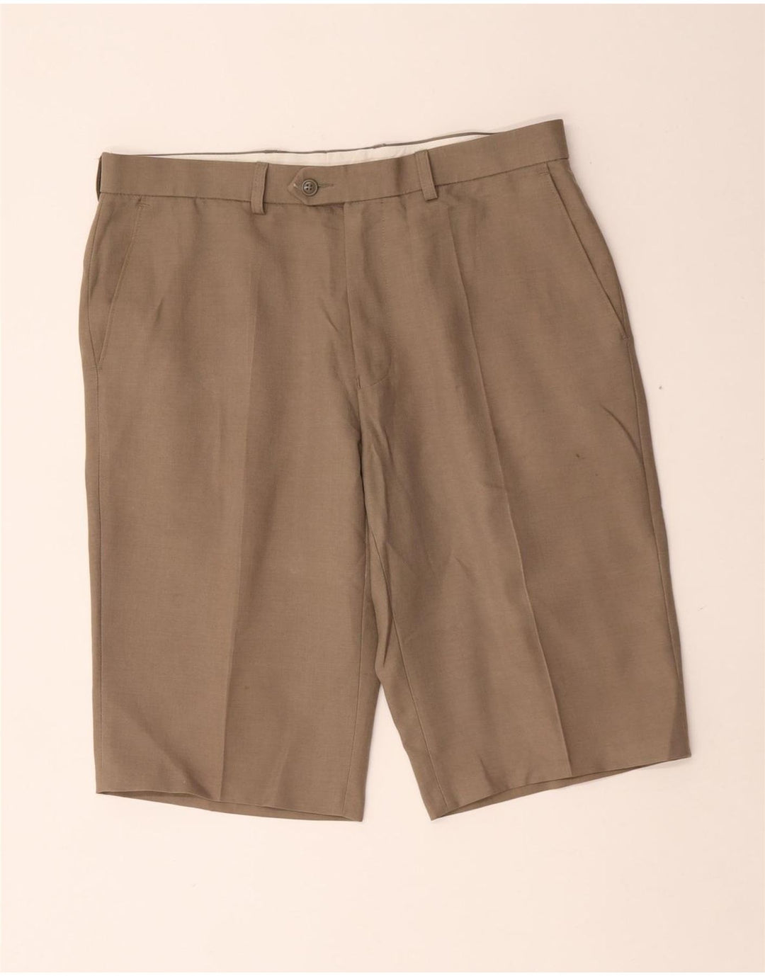 Marks & Spencer Herren Chinoshorts W34 Large Beige Polyester