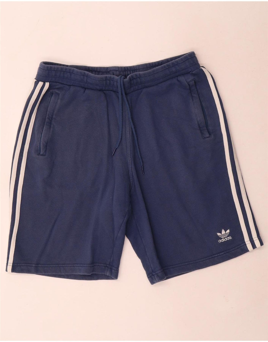 Adidas Herren-Sportshorts, groß, marineblau, Baumwolle