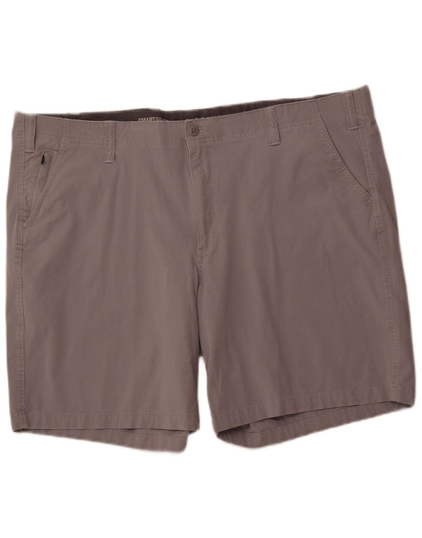 DOCKERS Herren Chino-Shorts W48 4XL Graue Baumwolle