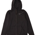 NIKE Herren Dri Fit Zip Hoodie Pullover Mittelschwarzes Polyester