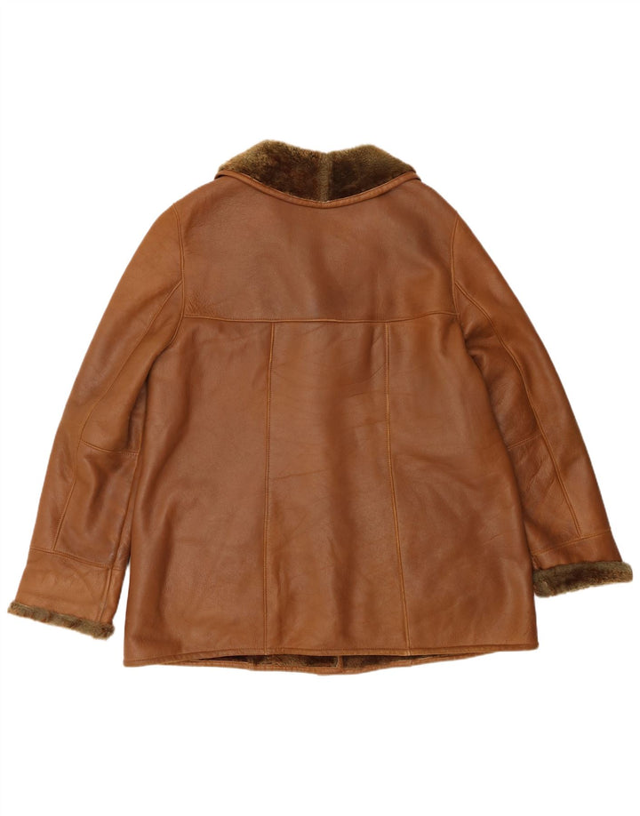 Barnardo Damen Lammfelljacke UK 16 Large Braun