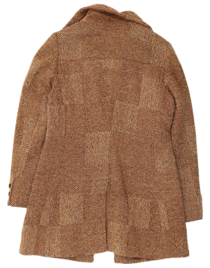 Daniel Hechter Damen Mantel UK 8 Small Brown Check