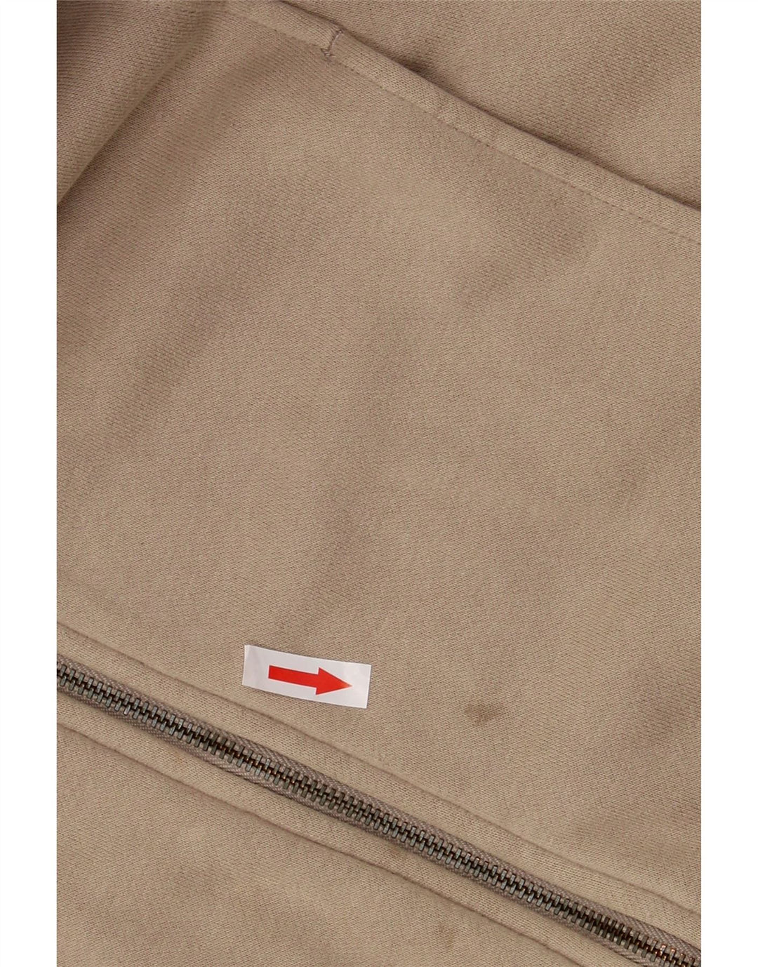 PUMA Damen-Trainingsanzug, Top-Jacke, UK 14, mittelbeige Baumwolle