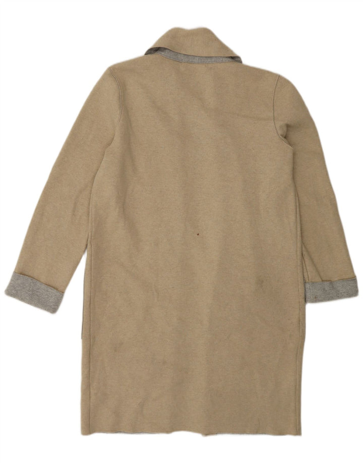 Marks & Spencer Offener Damenmantel UK 14 Mittelgraues Polyester