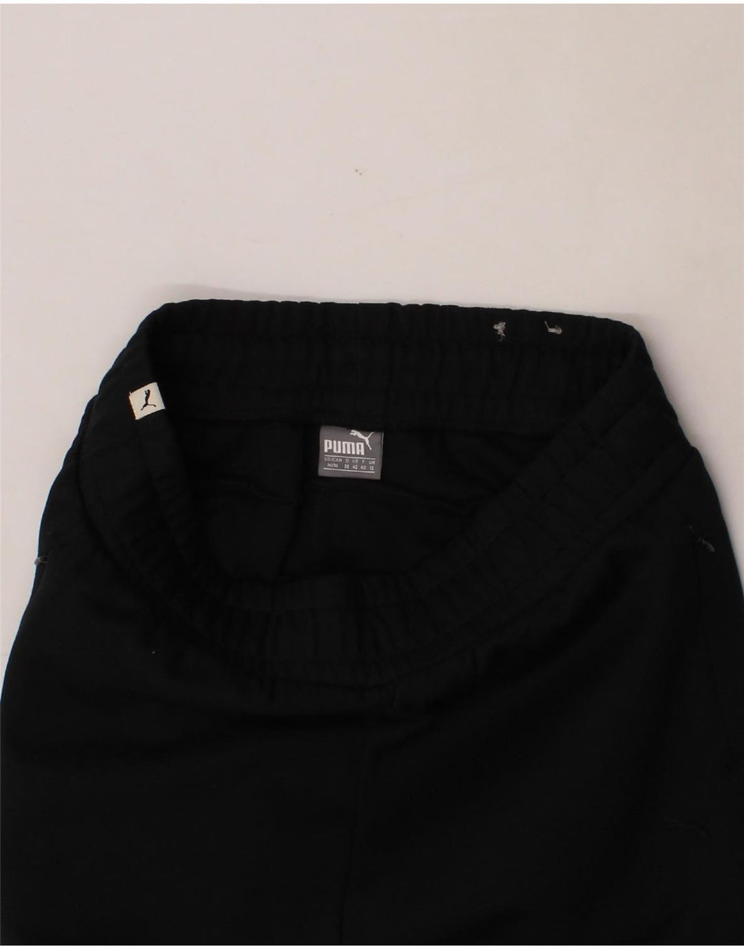 PUMA Womens Tracksuit Trousers UK 12 Medium  Black Cotton Vintage Puma and Second-Hand Puma from Messina Hembry 