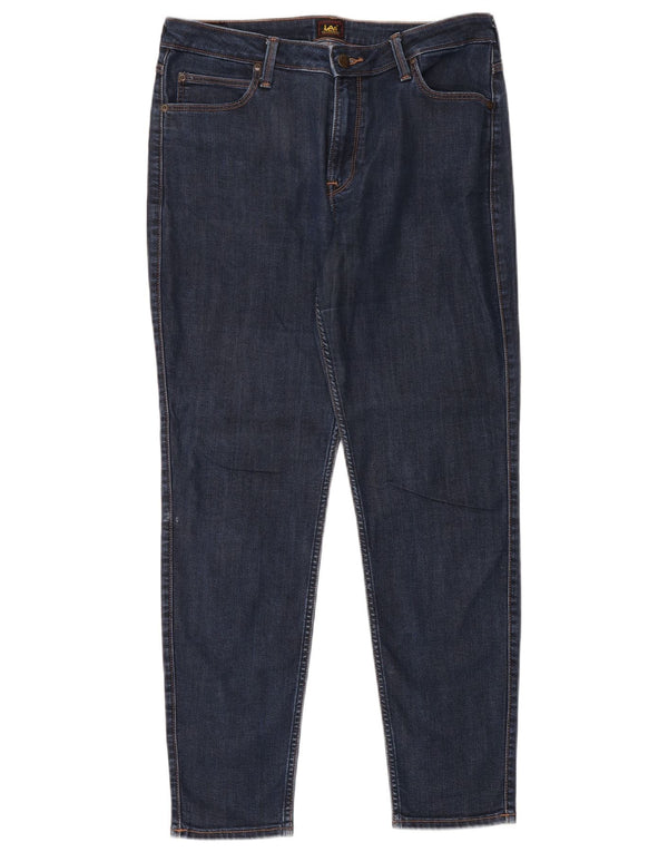 Lee Damen Scarlett High Skinny Jeans W32 L31 Blaues Lyocell