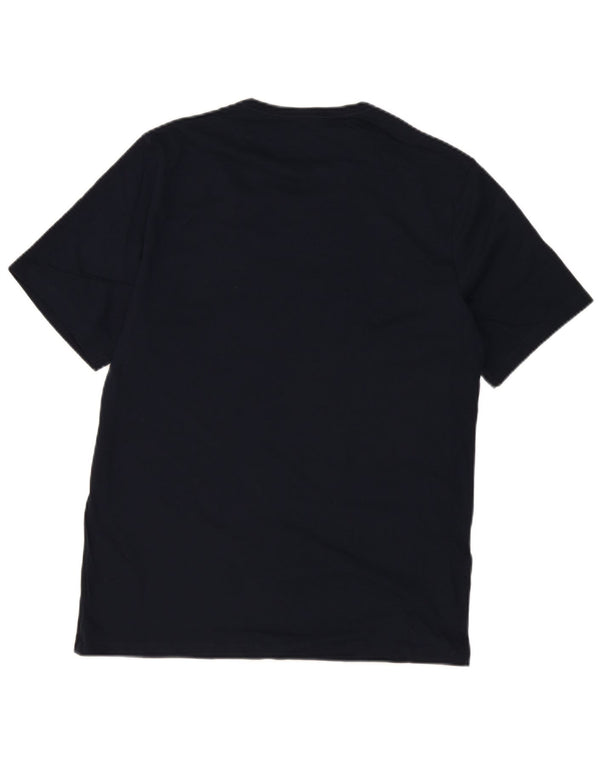 Hugo Boss Herren T-Shirt Top XL Marineblau Baumwolle