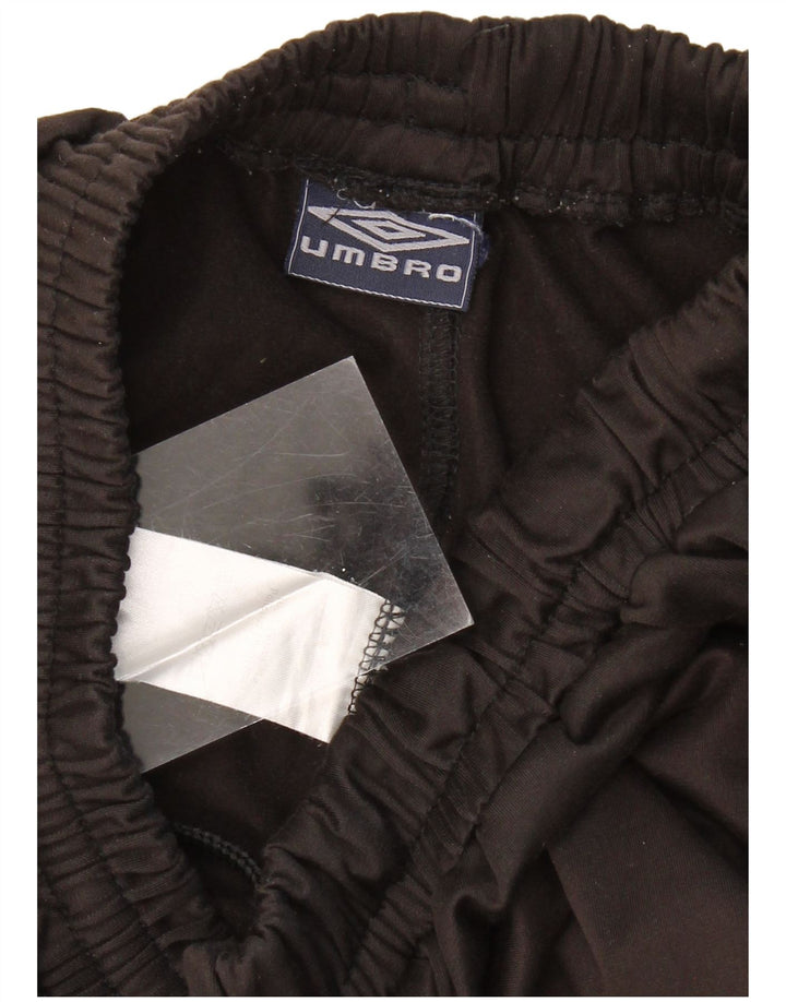 UMBRO Mens Graphic Tracksuit Trousers Small  Black Polyester