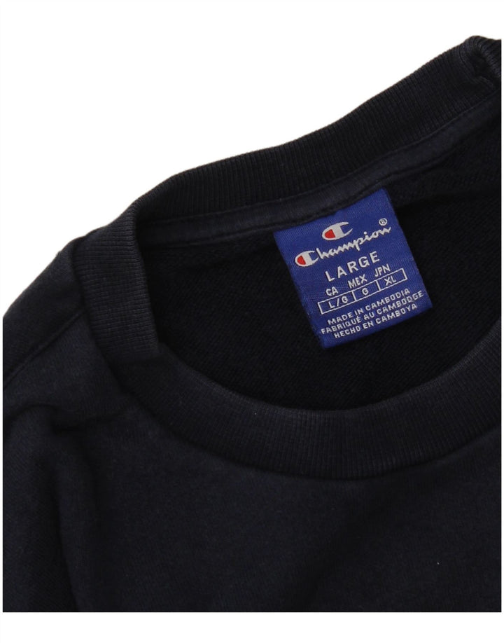 Champion Herren-Sweatshirt, Pullover, Größe L, Marineblau