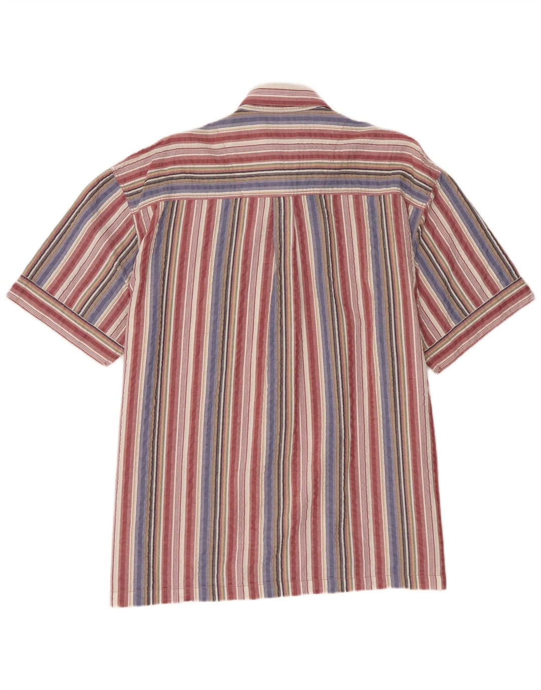 Lerros Herren-Kurzarmhemd 2XL, mehrfarbig, gestreift, Baumwolle