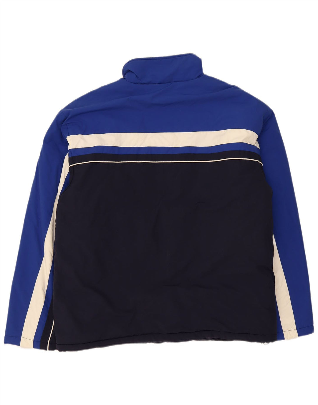 Fila Herren-Windbreaker-Jacke, UK 40, groß, marineblau, Colourblock-Polyamid