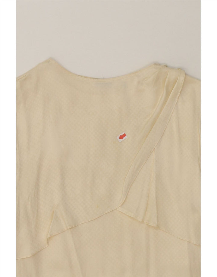 VINTAGE Womens Blouse Top IT 40 Small Off White Vintage Vintage and Second-Hand Vintage from Messina Hembry 