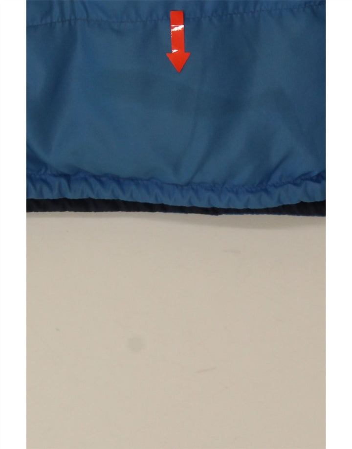 Brunik Herren Wattierte Jacke UK 40 Large Blue Colourblock