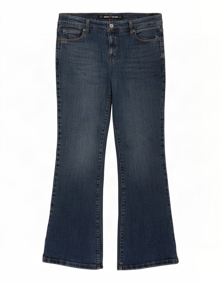 Dkny Damen Bootcut-Jeans W30 L28 Blau