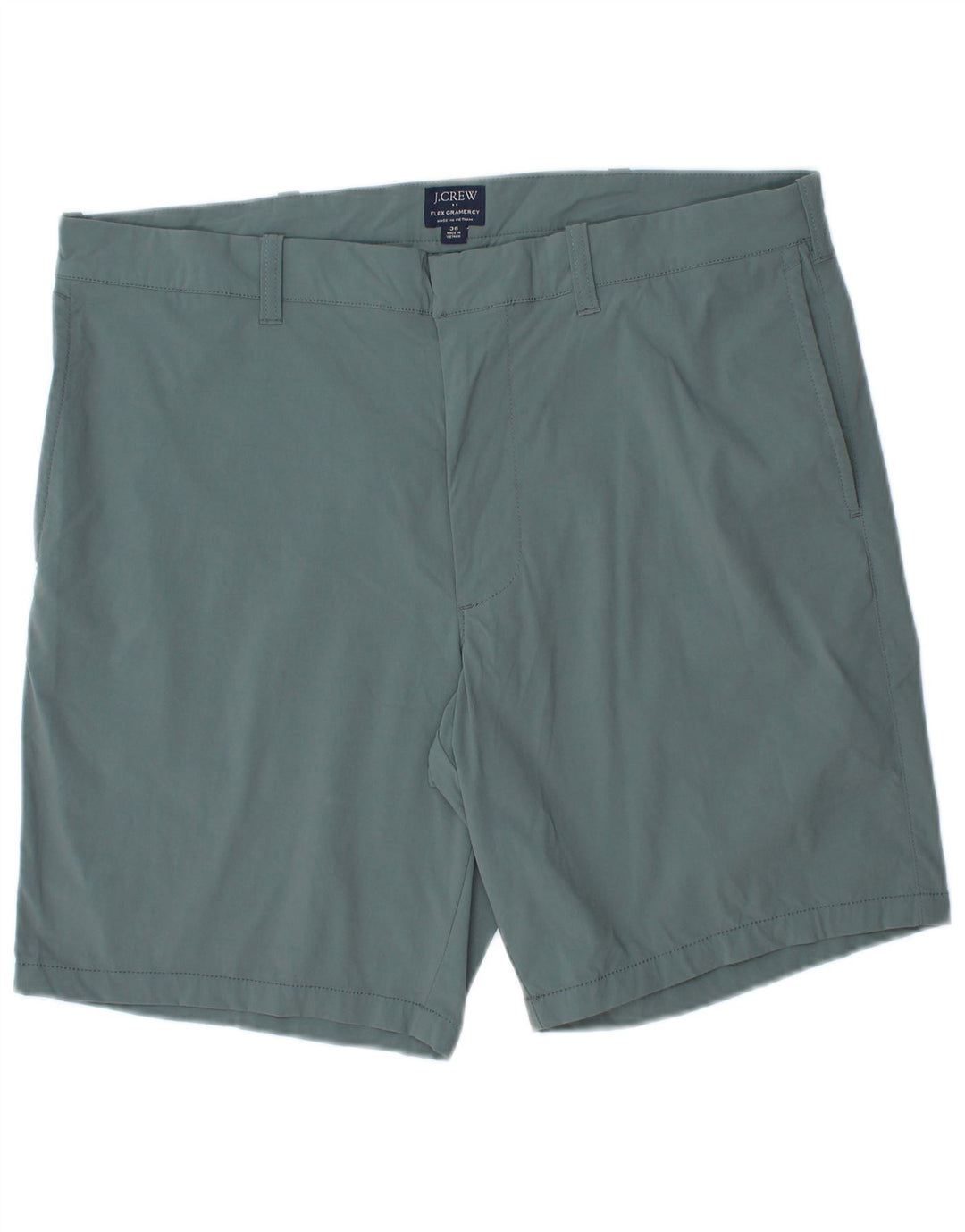 J. Crew Herren Gramercy Chino Shorts W36 Large Graues Nylon
