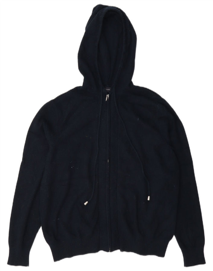 Marks & Spencer Damen-Cardigan mit Kapuze, Gr. 14, mittleres Marineblau