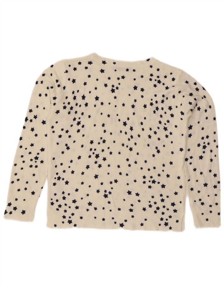 Marks & Spencer Damen-Pullover mit U-Boot-Ausschnitt, Gr. 10, Größe S, Weiß