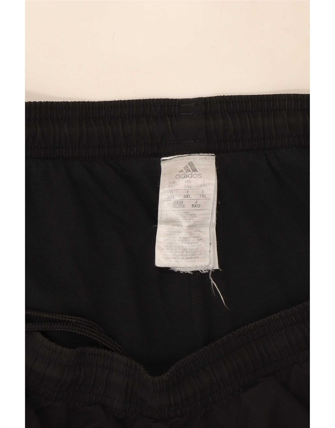 Adidas Herren Trainingshose Jogger 3XL Schwarz Polyester