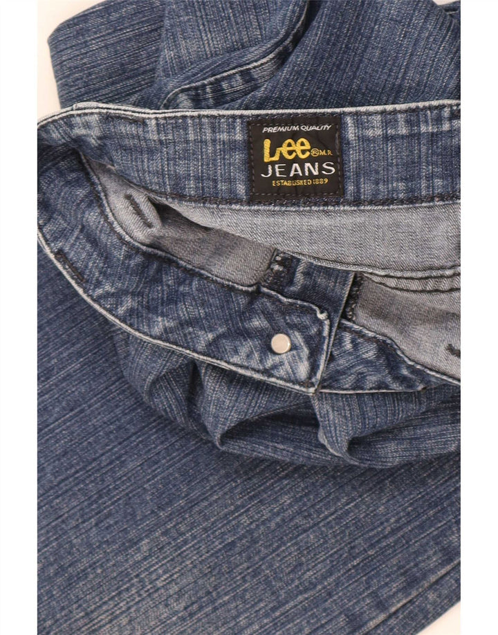 Lee Damen Kiana Flared Jeans W30 L31 Blaue Baumwolle