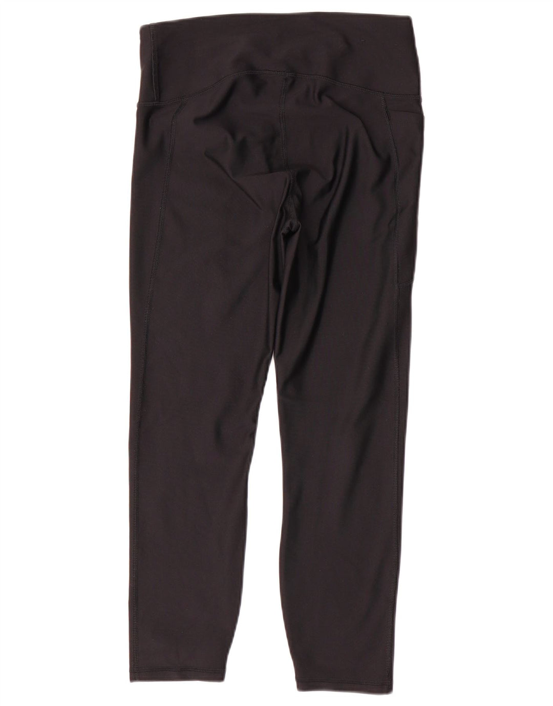 Under Armour Damen Heat Gear Crop Leggings UK 14 Medium Schwarz Polyester