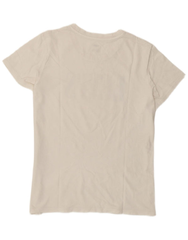 Levi's Damen Grafik-T-Shirt-Oberteil UK 16 Large Weiß