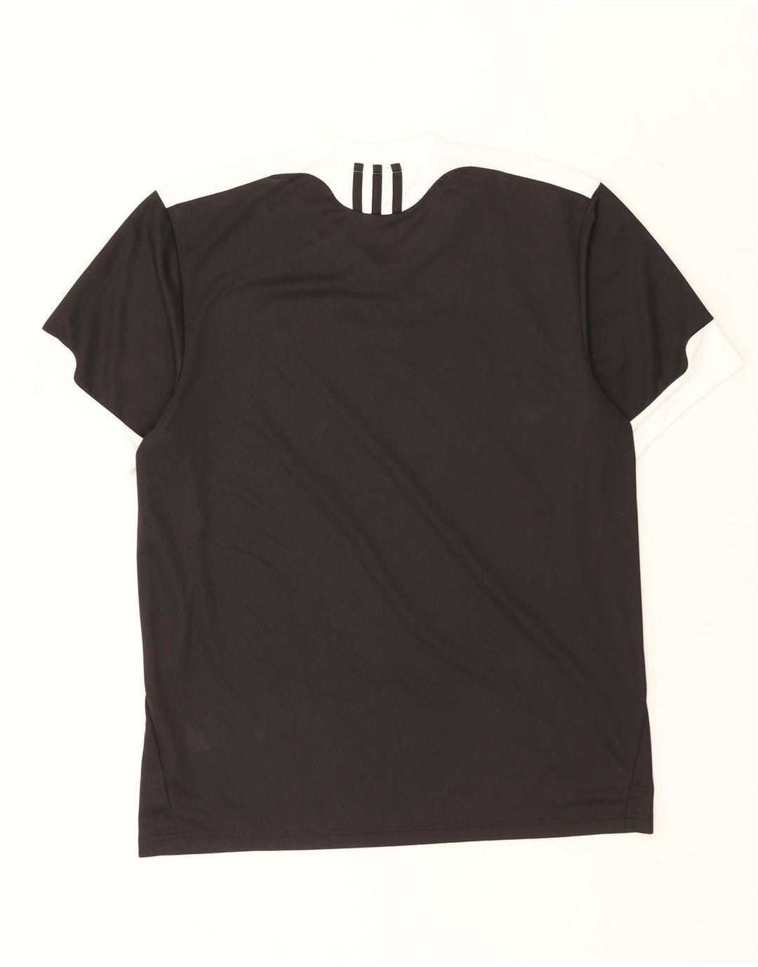 Adidas Herren Climalite T-Shirt Top Medium Schwarz Colourblock Polyester