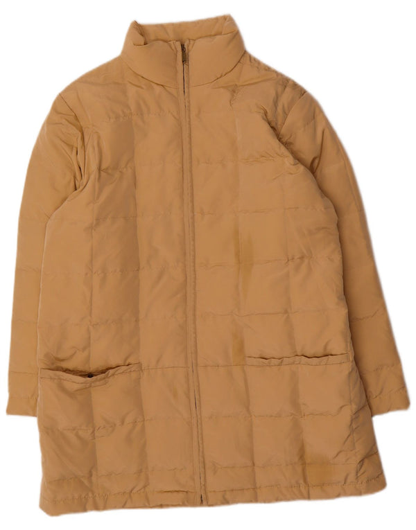 Max Mara Womens Weekend Übergroße wattierte Jacke UK 10 Small Gelb