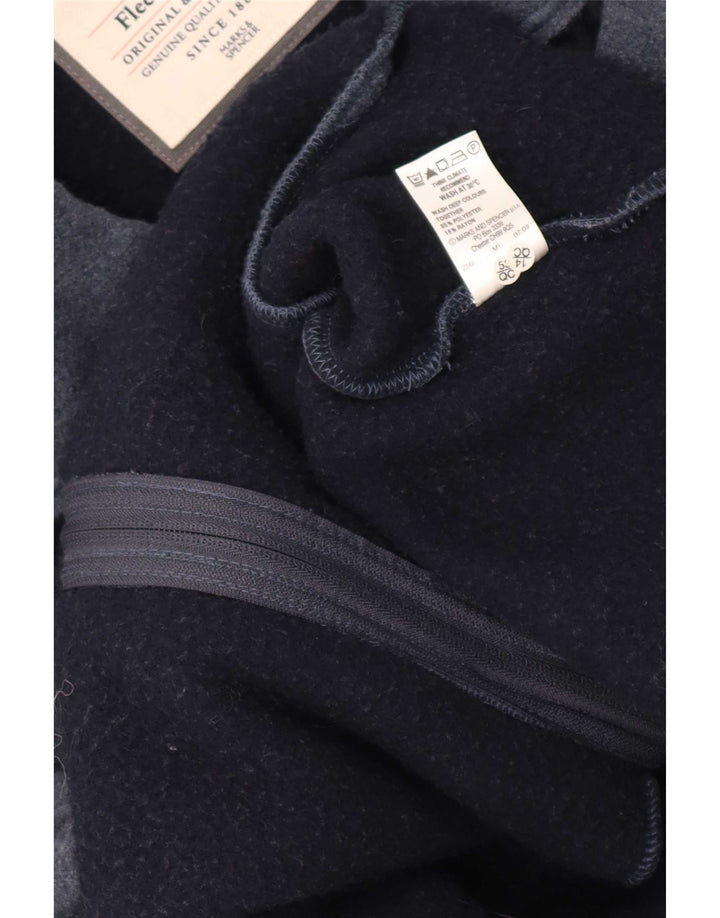 Marks & Spencer Herren-Trainingsanzug-Oberteil, Mittelgroßes marineblaues Polyester