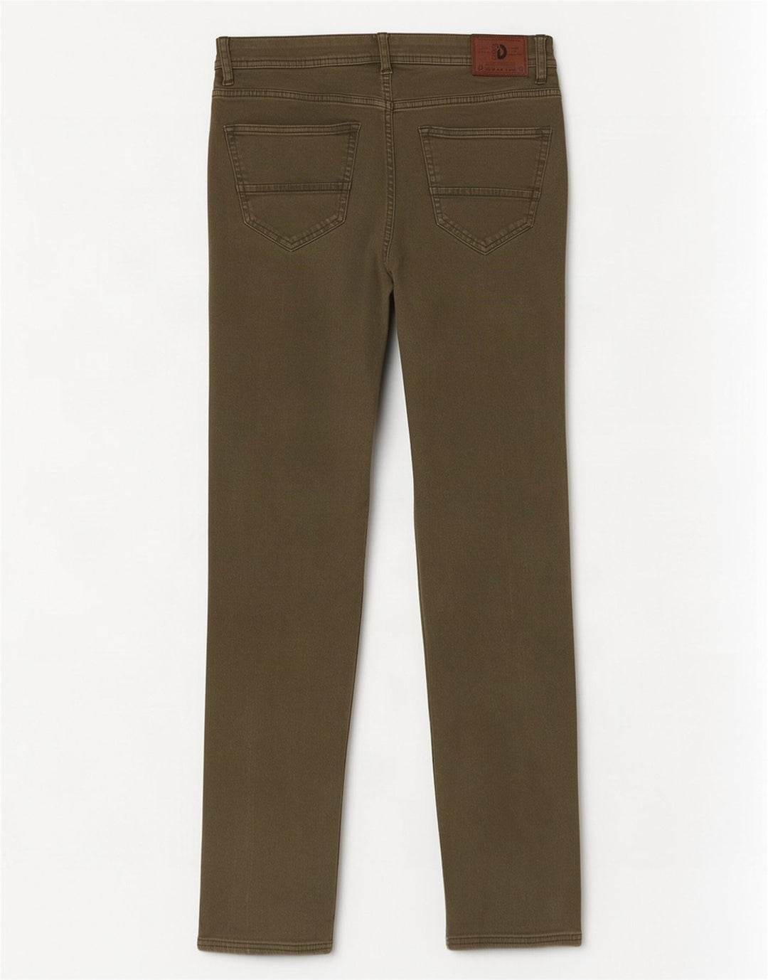 Dack's Herren Slim Jeans IT 50 Large W34 L30 Khaki Baumwolle