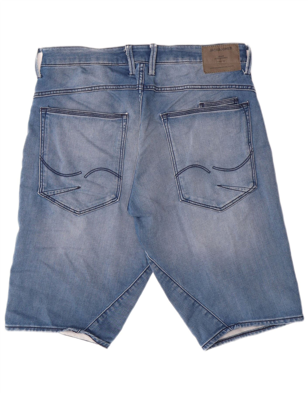 JACK & JONES Herren-Jeansshorts, Größe M, W32, Blau, Baumwolle