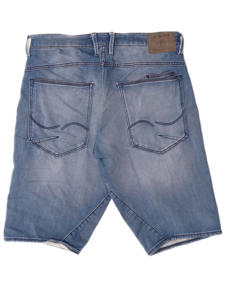 JACK & JONES Herren-Jeansshorts, Größe M, W32, Blau, Baumwolle