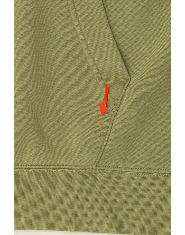 Nike Herren-Kapuzenpullover mit Grafik, mittelgrüne Baumwolle