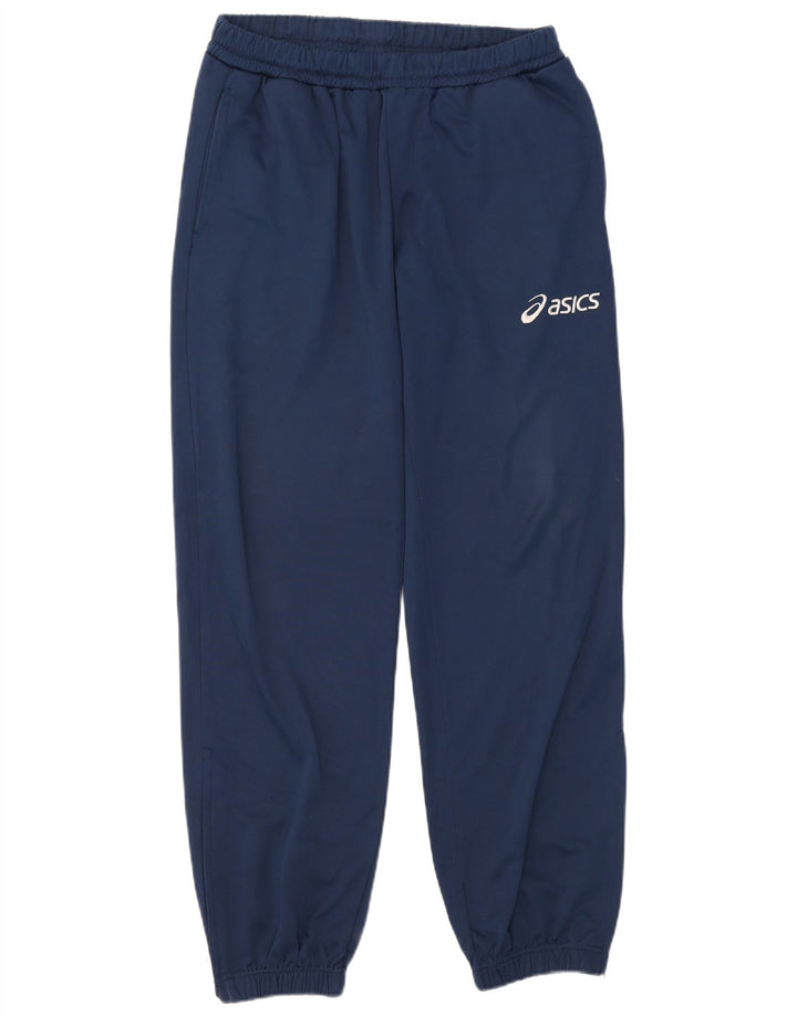 Asics Herren-Trainingshose, Jogginghose, groß, marineblau, Polyester