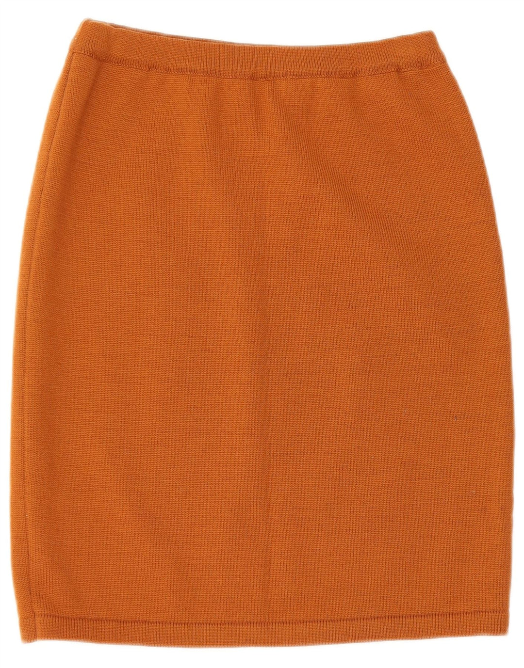 VINTAGE Damen Strick-2-teiliges Rock-Set UK 14 Medium W28 Braun Geometrisch