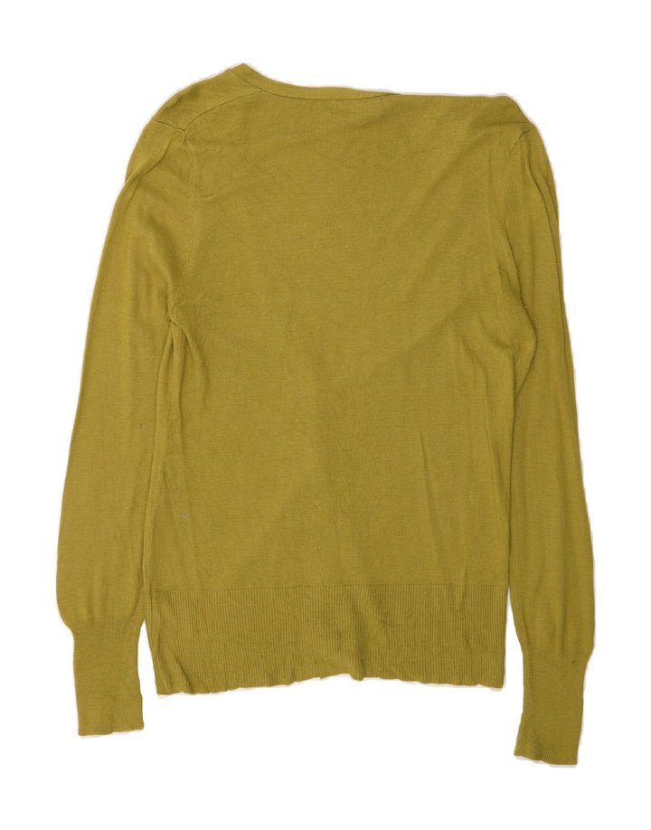 MOSSIMO Womens Cardigan Sweater UK 14 Medium Green Nylon Vintage Mossimo and Second-Hand Mossimo from Messina Hembry 