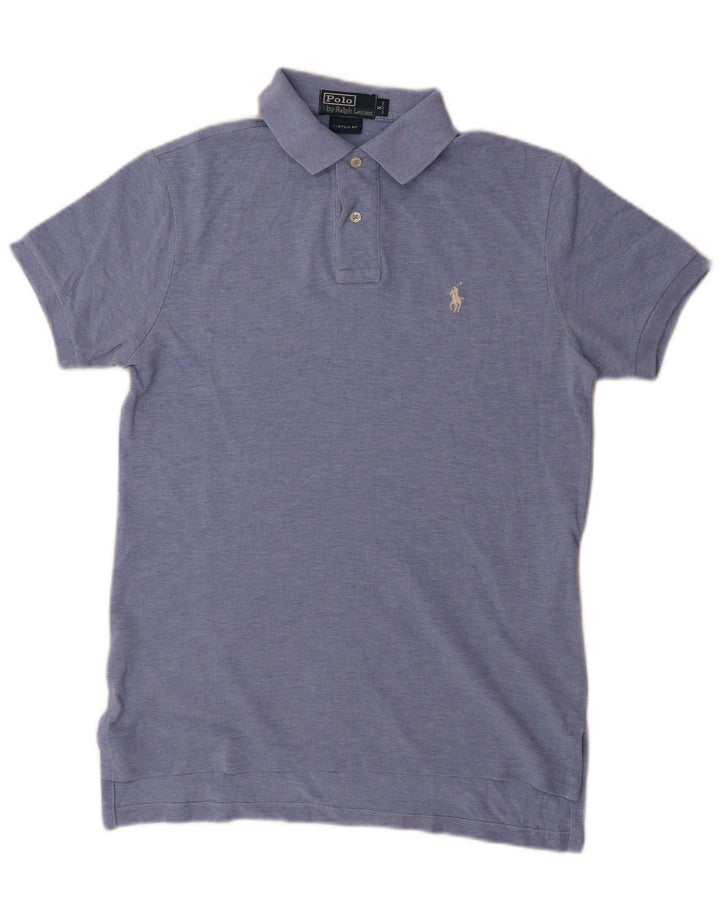 Polo Ralph Lauren Herren-Hemd mit individueller Passform, Größe S, Blau, Baumwolle