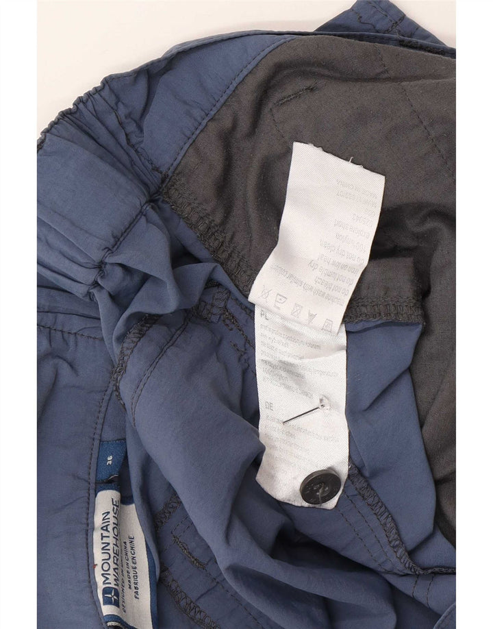 Mountain Warehouse Herren-Cargoshorts W36 Large Marineblaues Nylon