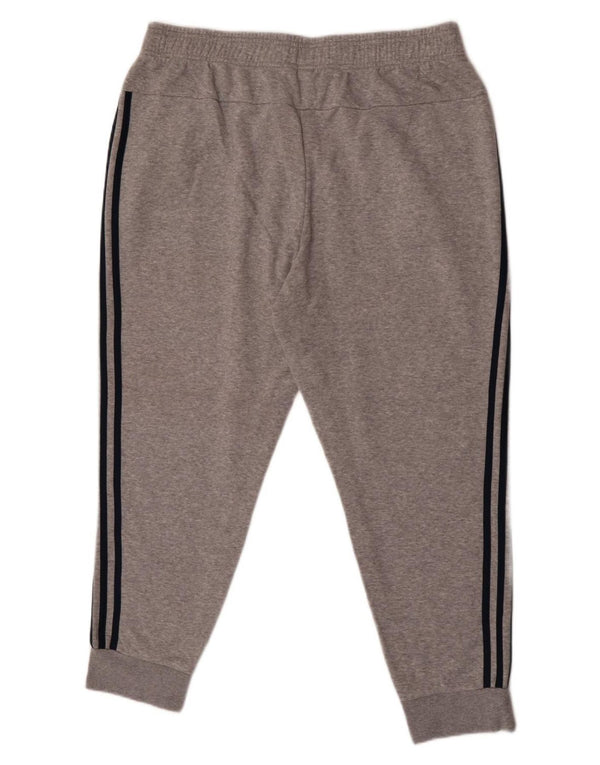 Adidas Damen Trainingshose Jogger UK 20/22 XL Graue Baumwolle