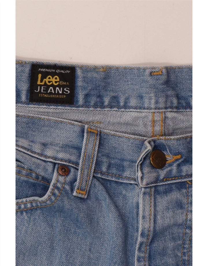 Lee Damen Straight Jeans W28 L28 Blau