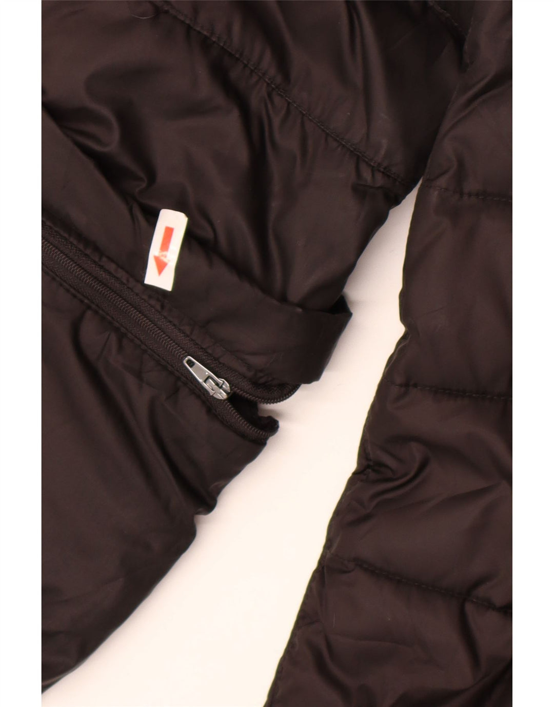 Geox Respira Damen Übergroße wattierte Jacke UK 10 Small Schwarz Polyester
