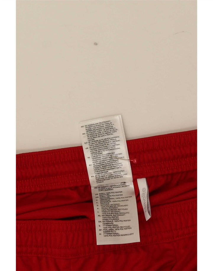 Adidas Herren Climalite Sportshorts, großes rotes Farbblock-Polyester