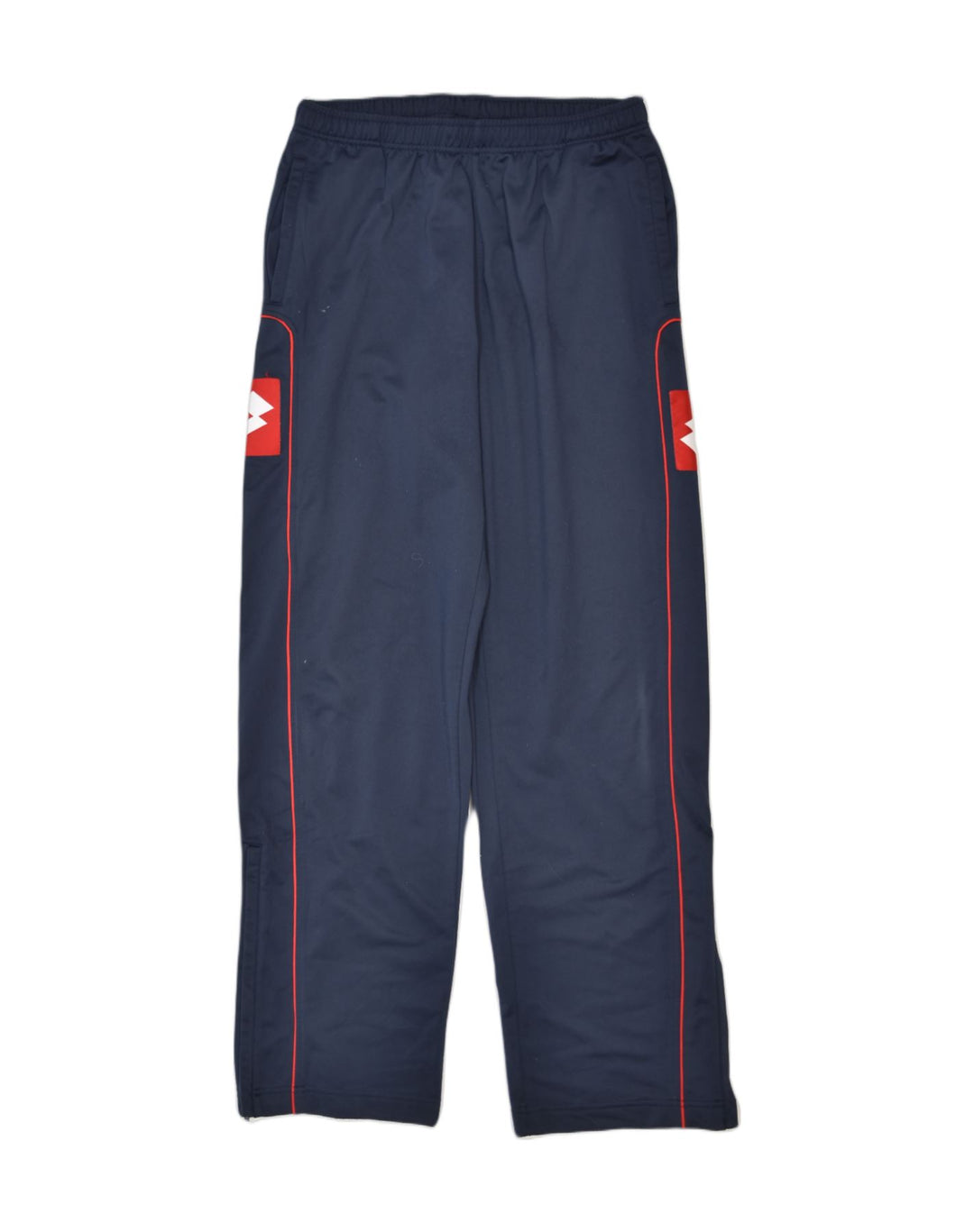 LOTTO Womens Tracksuit Trousers XL Navy Blue Polyester | Vintage | Thrift | Second-Hand | Used Clothing | Messina Hembry 