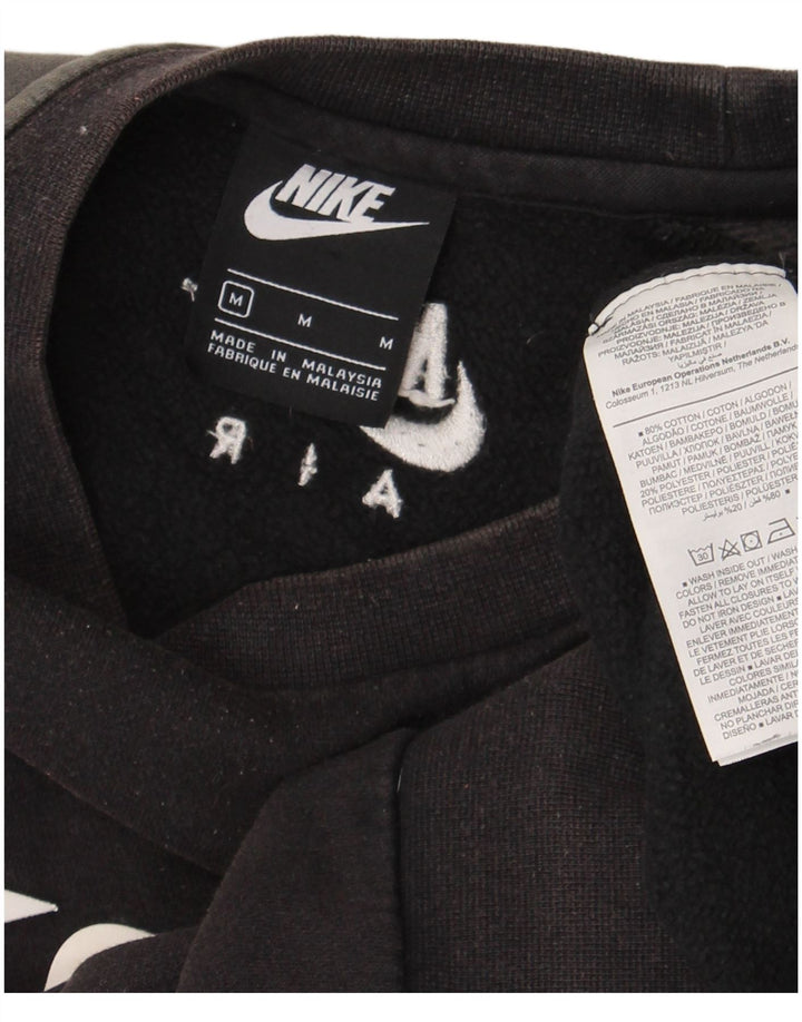 Nike Herren-Sweatshirt mit Grafik, mittelschwarz, Baumwolle
