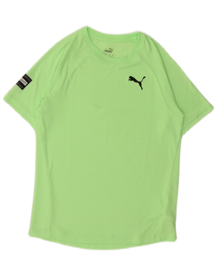 PUMA 2-teiliges Set für Jungen, 13–14 Jahre, grünes Farbblock-Polyester