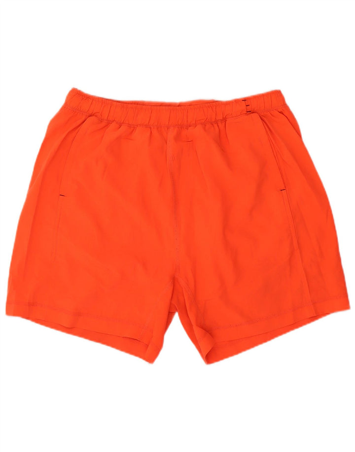 FILA Herren-Sportshorts, groß, orangefarbenes Polyester