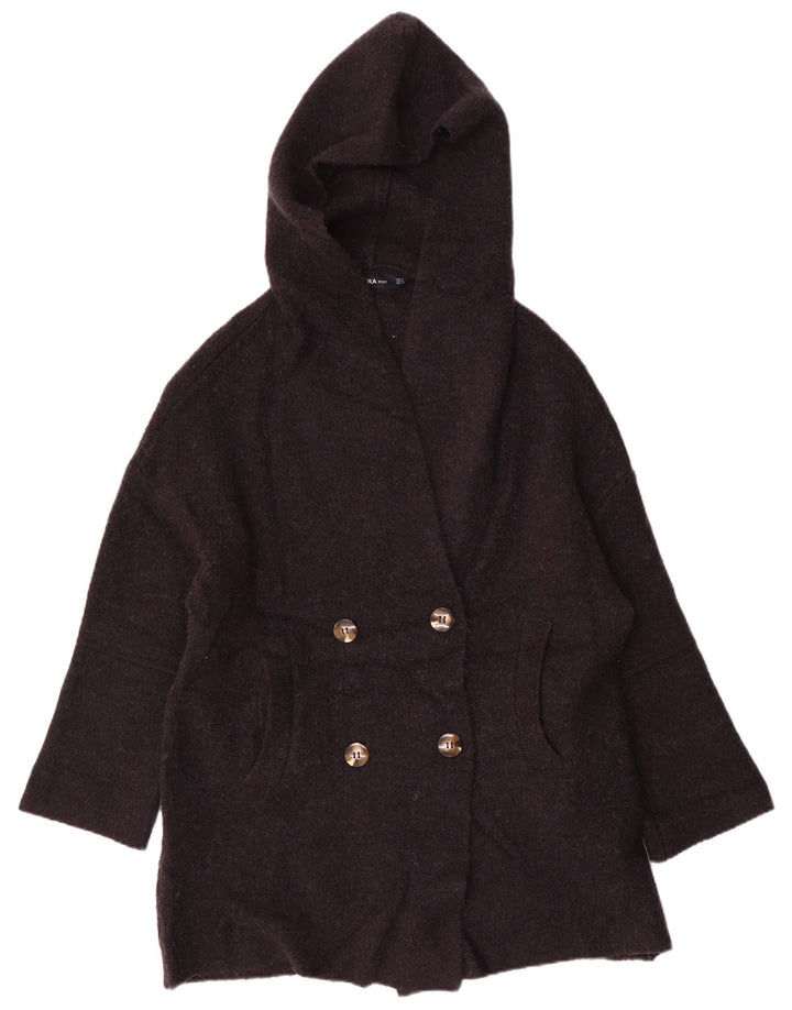 Zara Damen-Strickjacke in Übergröße mit Kapuze, Gr. 14, mittleres Marineblau