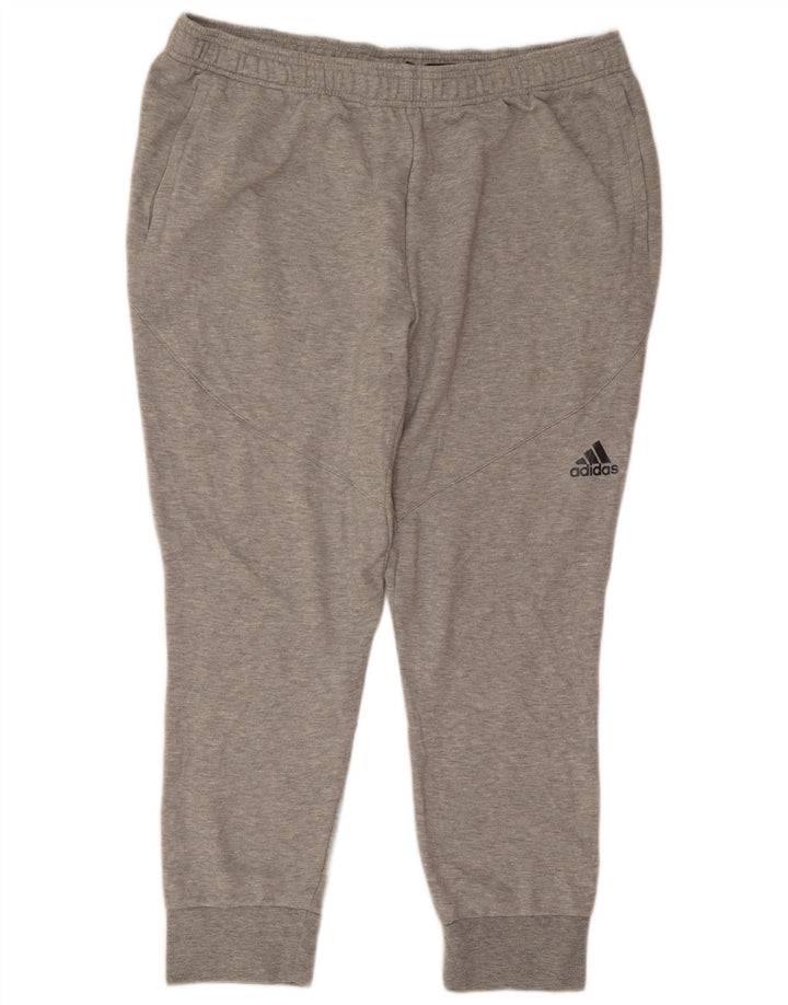 Adidas Herren Trainingshose Jogger 2XL Grau Polyester