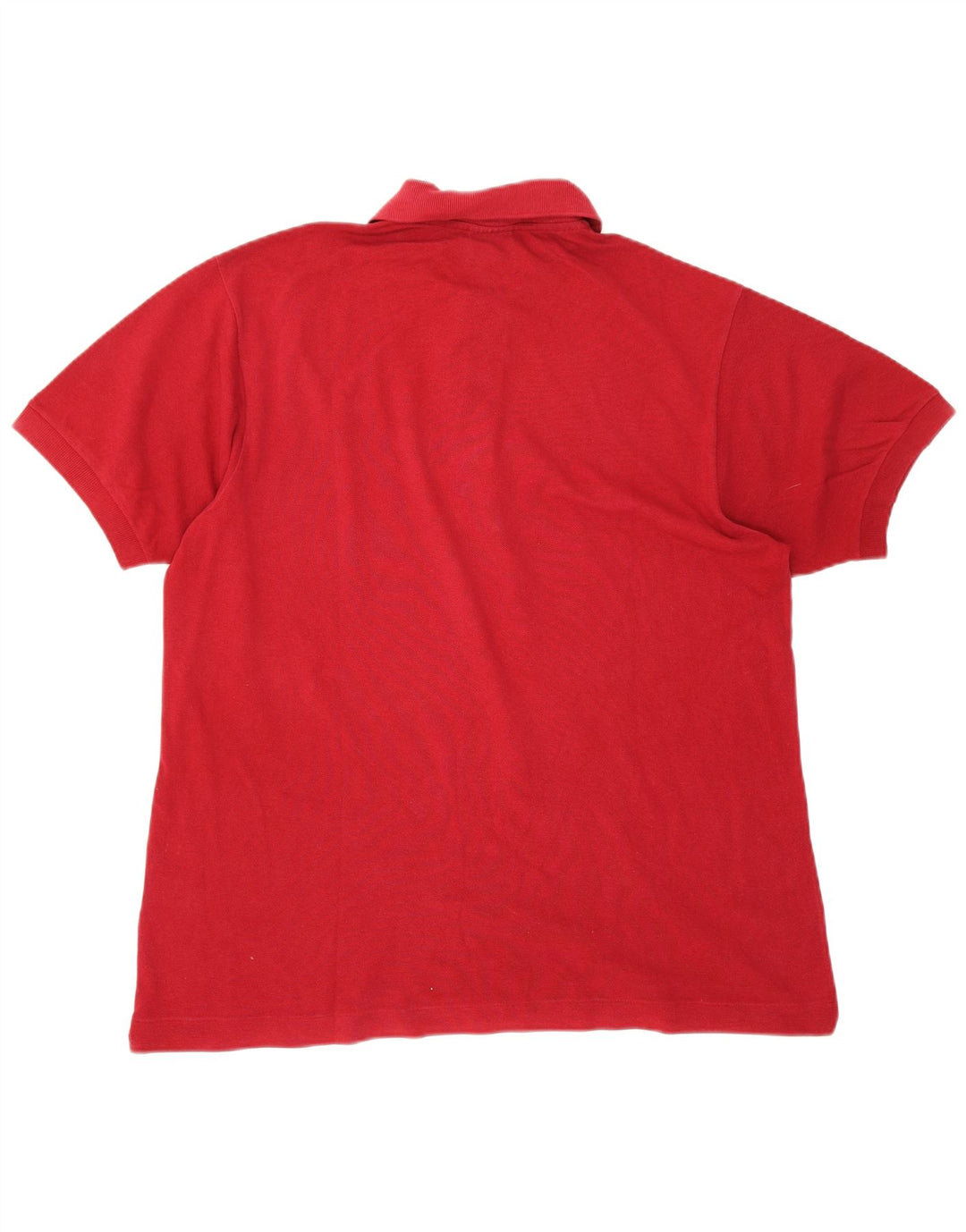 Lacoste Herren-Poloshirt, Größe 6 XL, rote Baumwolle