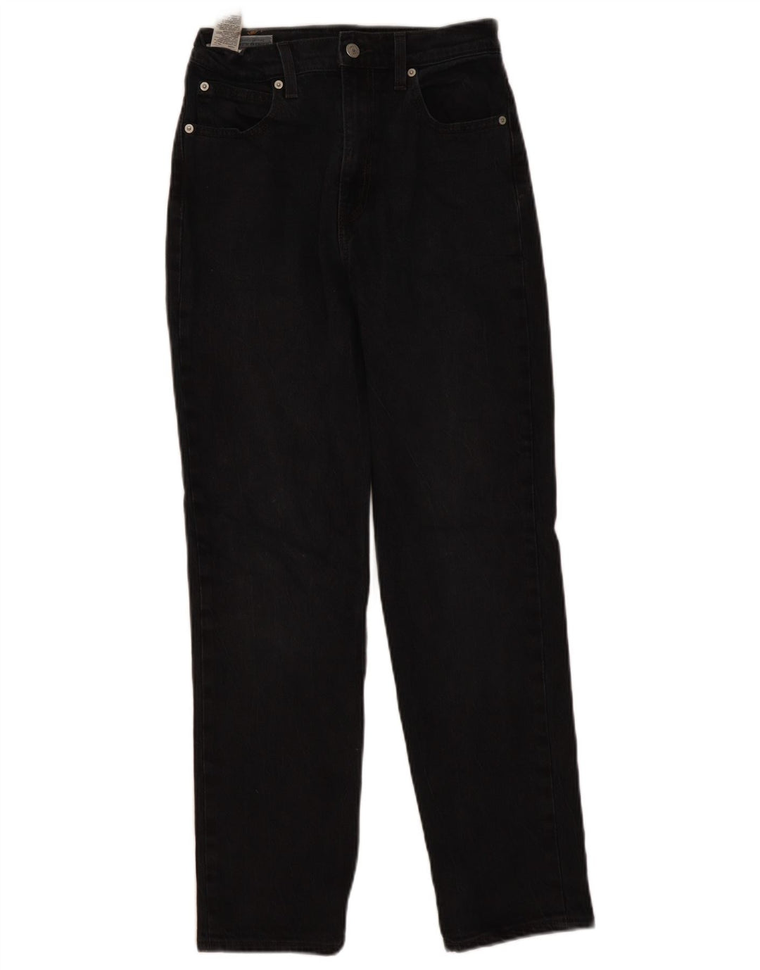 Levi's Damen Tapered Jeans W26 L29 Schwarze Baumwolle